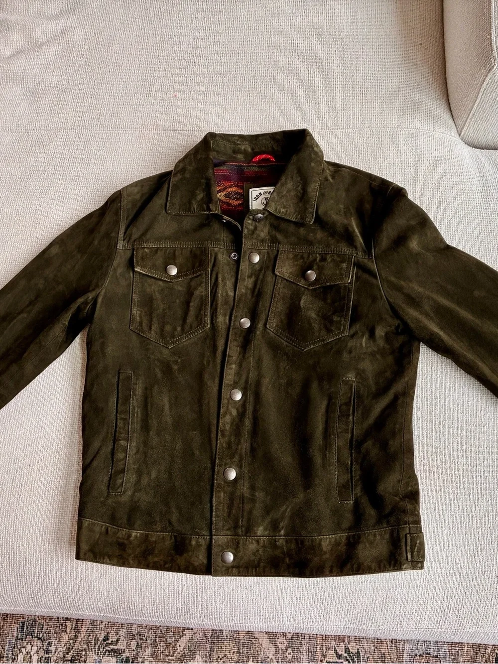 Suede Trucker Jacket by Iron and Resin
